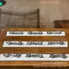 Prata Velha (37 Prata) Corrente Dupla Flor de Moeda Acessório DIY para Artesanato, Pulseira, Pingente de Corda Trançada, Acessório Criativo