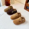 Sapatos Novos Estilo Primavera e Outono 2026 Sapatos para Meninos Sapatos para Meninas Sapatos de Couro Infantis Mocassins de Solado Macio Sapatos Birkenstock para Meninas