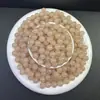 Color de jade hetian natural raíz de loto almidón cuentas sueltas cuentas de jade rosa cuentas redondas material semiacabado para abalorios hechos a mano DIY