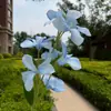 [Orquídea de Fuego] Decoración de Boda, Arreglo Floral de Mesa para Sala de Estar, Pared de Flores, Accesorios para Fotografía, Flores Artificiales al por Mayor
