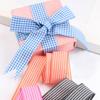 Dingxin Corea del Sur cinta a cuadros estilo universitario color de contraste cinta a cuadros hecha a mano diy material para lazo embalaje de regalo