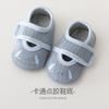 Sapatos de Chão Antiderrapantes de Primavera e Verão para Bebês de 1 a 3 Anos, Sapatos para Crianças Pequenas, Sapatos para Bebês, Conjuntos de Sapatos e Meias Classe A para Meninos e Meninas