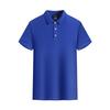 Camisa Polo Ecológica de Algodão com Lapela Grupo Empresarial Roupa de Trabalho Camiseta Personalizada Cor Sólida Camisa Publicitária Bordado Impressão LOGO