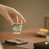 Taza de Té de Loto Pastel Jingdezhen China Taza de Maestro Taza de Invitado Taza de Té de Capacidad Pequeña Juego de Té de Cerámica Taza de Té Kung Fu