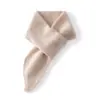Venta al por mayor de fábrica 100% Cachemir Otoño/Invierno Estilo Nuevo Plano Entrelazado Engrosado Unisex Protector de Cuello Bufanda Bufanda Versátil