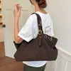 Bolsa casual retro esmerilada para mujer 2026 nuevo modelo de gran capacidad para el día a día, bolso de hombro, bolso de mano simple de moda, bolso tote