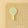 Racket de Tênis Colorido Simulado Acessórios de Resina para Badminton Material para Artesanato Cola de Creme Capa de Celular Material para Presilha de Cabelo Joias