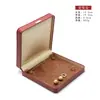 Caja para Pendientes, Broche, Joyero, Anillo, Anillo de Diamante, Caja para Collar, Par de Cajas para Anillos, Joyero de Jade con Piedras Preciosas, Tres Cajas Doradas