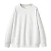 Sudadera de Cuello Redondo Sino-Alemana de Mezcla de Algodón-Poliéster Grueso de 430g, Modelo Mayorista Rentable Y430 Sudadera de Algodón Copo de Nieve