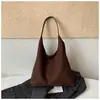 Bolsa Retro de Comercio Exterior de Gran Capacidad para Madre e Hijo Nueva Bolsa Tote Casual Simple para Mujer Bolsa de Hombro Única Popular de Nicho