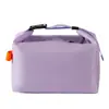 Bolsa Térmica para Empanadas de Color Claro para Trabajadores de Oficina, Bolsa para Lonchera Escolar, Bolsa para Fiambrera, Bolsa de Almuerzo Plegable, Bolso de Hombro para Picnic