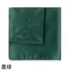 Venta al por mayor de fábrica en stock pañuelo de bolsillo formal de negocios Seda color liso multicolor pañuelo de bolsillo para traje