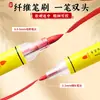 Pluma de Cinabrio de Doble Punta para Caligrafía, Marcador Específico Taoísta, Pluma de Cinabrio con Tinta Roja para Ceremonias de Apertura, Pintar Ojos, Copiar Escrituras y Practicar la Escritura