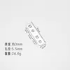 Conector de Ángulo de Acero Inoxidable Pieza Recta Tipo T Tipo L Pieza de Hierro Reforzada Pieza de Ángulo Plano Pieza de Fijación de Ángulo