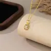 Collar de Diamante Redondo Ovalado para Mujer, Sencillo y Versátil, Nuevo Estilo 2025, Lujo Accesible y Cadena Clavícula de Alta Gama, Regalo para Mejores Amigas