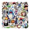 50 novos adesivos Miyagi Totoro saco costas decorativos adesivos de desenho animado copo térmico