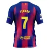 2526 Camiseta de Fútbol Local Barcelona Número 10 Yamal Lewandowski Pedro Versión Fan Número Impreso Al por Mayor