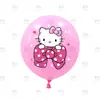 Globo Temático Sanrio Transfronterizo Hello Kitty 12 pulgadas Decoración de Fiesta de Cumpleaños Globo de Dibujos Animados Hello Kitty