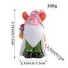 Chapéu de Natal Transfronteiriço Decorações de Anão Resina de Natal Estátua de Gnomo de Natal Artesanato Enfeites de Mesa