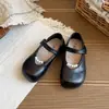 Zapatos de Moda para Niñas Primavera 2026 Estilo Coreano Princesa Suela Suave Punta Redonda Zapatos de Piel Calzado Infantil Venta al por Mayor