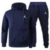 Chaqueta con capucha para hombre más vendida en Amazon transfronterizo, conjunto de sudadera deportiva casual, conjunto de dos piezas de marca de tendencia europea y americana
