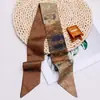 Cachecol Pequeno Longo Antigo Estilo Chinês Explosivo Transfronteiriço de Seda com Gravata para Usar com Roupas Chinesas, Laço para Bolsa, Laço para Cabelo, Fita Versátil
