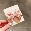 Pinza para el Cabello de Satén de Dos Tonos con Lazo Estilo Coreano Dongdaemun para Mujer, Elegante Accesorio para el Cabello para Recoger el Flequillo y el Cabello Suelto