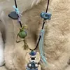 Collar de Cadena Larga para Perro Capitán Cadena para Clavícula Linda Todo-partido Exquisito Nicho Accesorios Elegantes Collar con Colgante