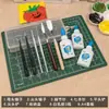 Set de Herramientas para Pintura con Pulpa de Papel para Arte con Pulpa de Papel DIY, Herramientas Creativas para Pintura de Puntos, Siete Agujas, Pinzas, Pegamento Blanco