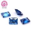 5A Gema Retangular Ângulo Reto Zircônia 29# Azul Safira Claro 30# Azul Royal 2*4-10*12mm Cz Fábrica Haoshitong Atacado