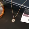 Collar Ojo de Diablo Tendencia en Tiktok Lujo Ligero Gama Alta Circonita Colorida Exquisito Simple Personalidad Cadena para Clavícula Mayoreo