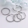 Anel de conexão de acabamento para colar e pulseira DIY anel aberto de aço inoxidável cor ouro 18k anel de mão que pode ser fechado material