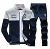 Nuevo traje deportivo de otoño para hombre, primavera y otoño, para estudiantes jóvenes, para correr, deportes, traje de béisbol, traje D10