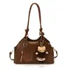 Bolso tote retro y elegante de gran capacidad para mujer, nueva colección otoño 2026, bolso de hombro para el trabajo, de alta calidad y estéticamente agradable