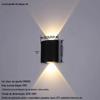 Cross-border Modern Simple Outdoor Waterproof Wall Lamp Villa Exterior Wall Courtyard Double-head Spotlight Away Bedside Decorative Wall Lamp