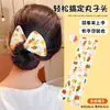 Grampo de Cabelo Versátil para Crianças, Presilha de Cabelo Estilo Coreano de Verão para Meninas, Acessório Simples para Coque com Acabamento de Alta Qualidade