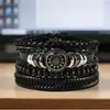 Accesorios de moda populares en Europa y América, pulseras tejidas multicapa personalizadas, soporte para venta al por mayor transfronteriza