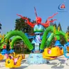 Equipo de Diversión Pulpo Gigante Giratorio de 16 Asientos Brazo de Elevación Hidráulica de 5 Brazos Máquina de Diversión al Aire Libre para Plaza de Parque Fabricante
