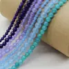 Ágata cuentas redondas tesoro aguamarina piedra Tianhe calcedonia cuentas redondas cuentas sueltas semiacabado accesorios de joyería DIY venta al por mayor