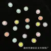 Cuentas de Tierra Transparentes de 15 mm en Red de Cuentas Transmisor Directo Pulsera Hecha a Mano DIY Colgante de Coche Joyería Llavero Accesorios Red