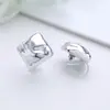 Nuevos Pendientes Exquisitos de Estilo Europeo y Americano, Pendientes de Textura de Lujo Ligero de Gama Alta, Aretes de Moda Geométricos Irregulares Únicos