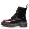 Botas de motocicleta 1460 de cano alto que mudam de cor verde, botas curtas estilo retro britânico clássico para mulheres, botas de couro para homens e mulheres, bico redondo na moda