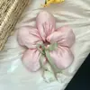 Elástico de Cabelo Flor Tulipa Rabo de Cavalo Alto Coque Prendedor de Cabelo Acessório de Cabelo Estilo Fada Parte de Trás da Cabeça