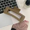 Amazon Transfronterizo Pinza para el Cabello Mate Extra Grande de Tiburón, Pinza de Garra para la Parte Posterior de la Cabeza, Pinza Simple Cuadrada, Pinza Clásica