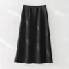 Saia Hengjia Qh de Luxo Leve de Mistura de Caxemira e Seda para Mulheres, Novo Modelo de Inverno com Fenda nas Costas