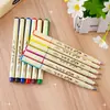 Caneta de Pintura Macia com Ponta Macia de Cor Nacional Criativa Caneta de Letra Regular Pequena Caneta de Traço de Gancho Artístico Caligrafia para Estudantes Conjunto de Canetas de Aquarela para Pintura