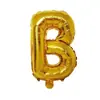 Balões de Folha de Alumínio com Letras Douradas de 32 polegadas, 26 Letras Disponíveis, Adequados para Festas de Aniversário, Adereços de Decoração para Cenas de Casamento