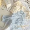 Roupa interior feminina sem costura de seda gelo renda feminina algodão antibacteriano virilha meninas tamanho grande atacado feminino