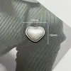 Nuevos Accesorios de Aleación con Perlas de Concha de Gama Alta, Elegantes, Accesorios de Perlas en Forma de Corazón, Ropa Hecha a Mano, Bolsas, Accesorios para el Cabello, Accesorios de Bricolaje
