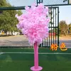 Novo Corredor de Casamento com Neve Artificial Adereços Decoração de Fundo para Casamento Árvore de Flor de Cerejeira Corredor de Casamento com Flor de Cerejeira de Ferro Forjado Enfeites de Casa